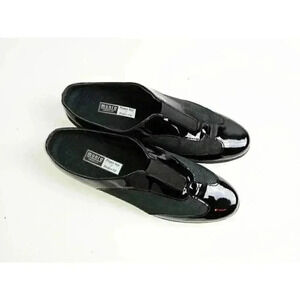 Munro Womens Mules Shoes Black Slip On Low Heel Breathable Almond Toe USA 7.5N